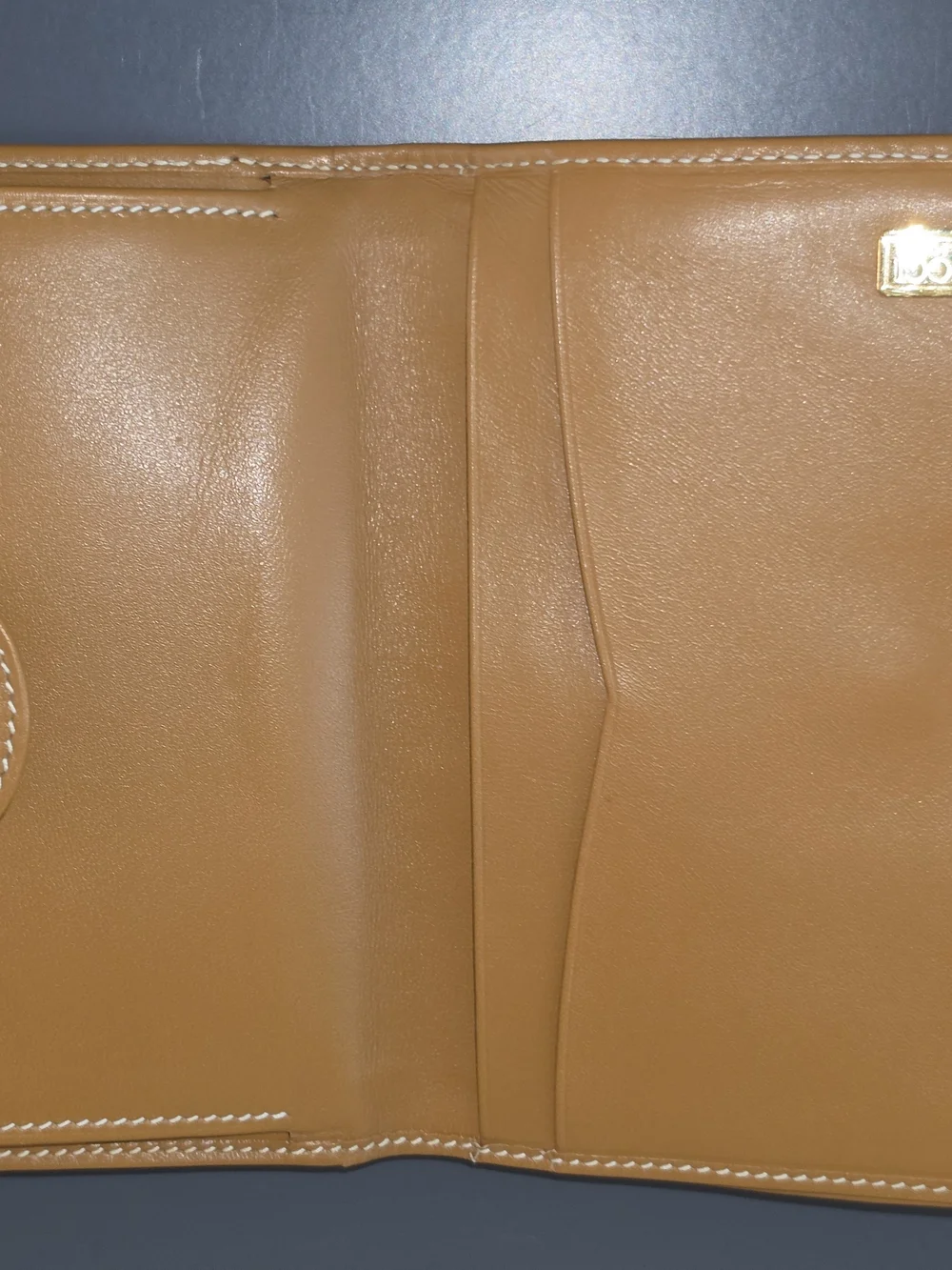 Gucci Wallet Canvas withTan Leather Trim and Interior - Picture 7 of 10